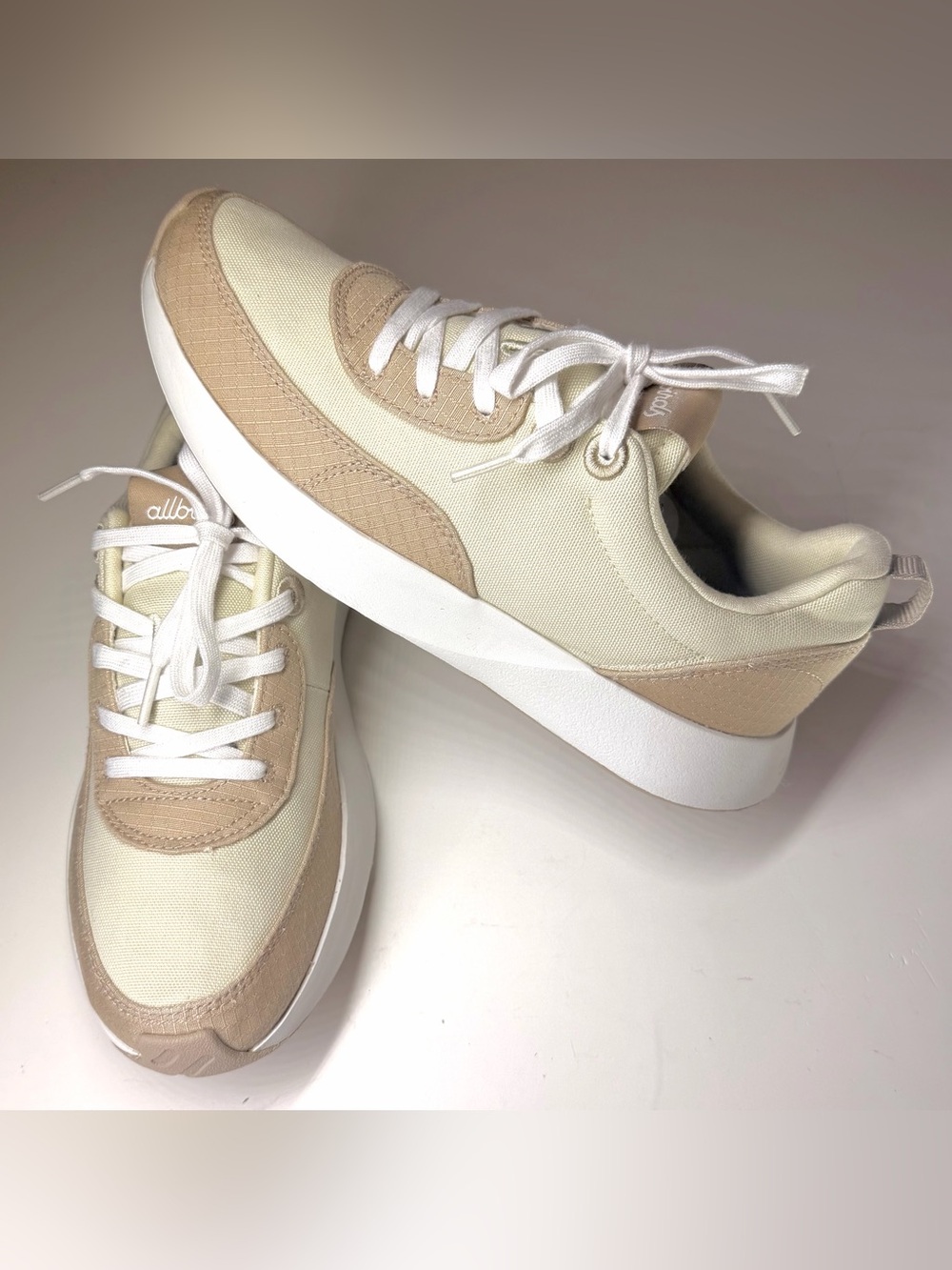 Allbirds Women's Courier Stony Cream/Rugged Beige Casual Sneakers Size- 10